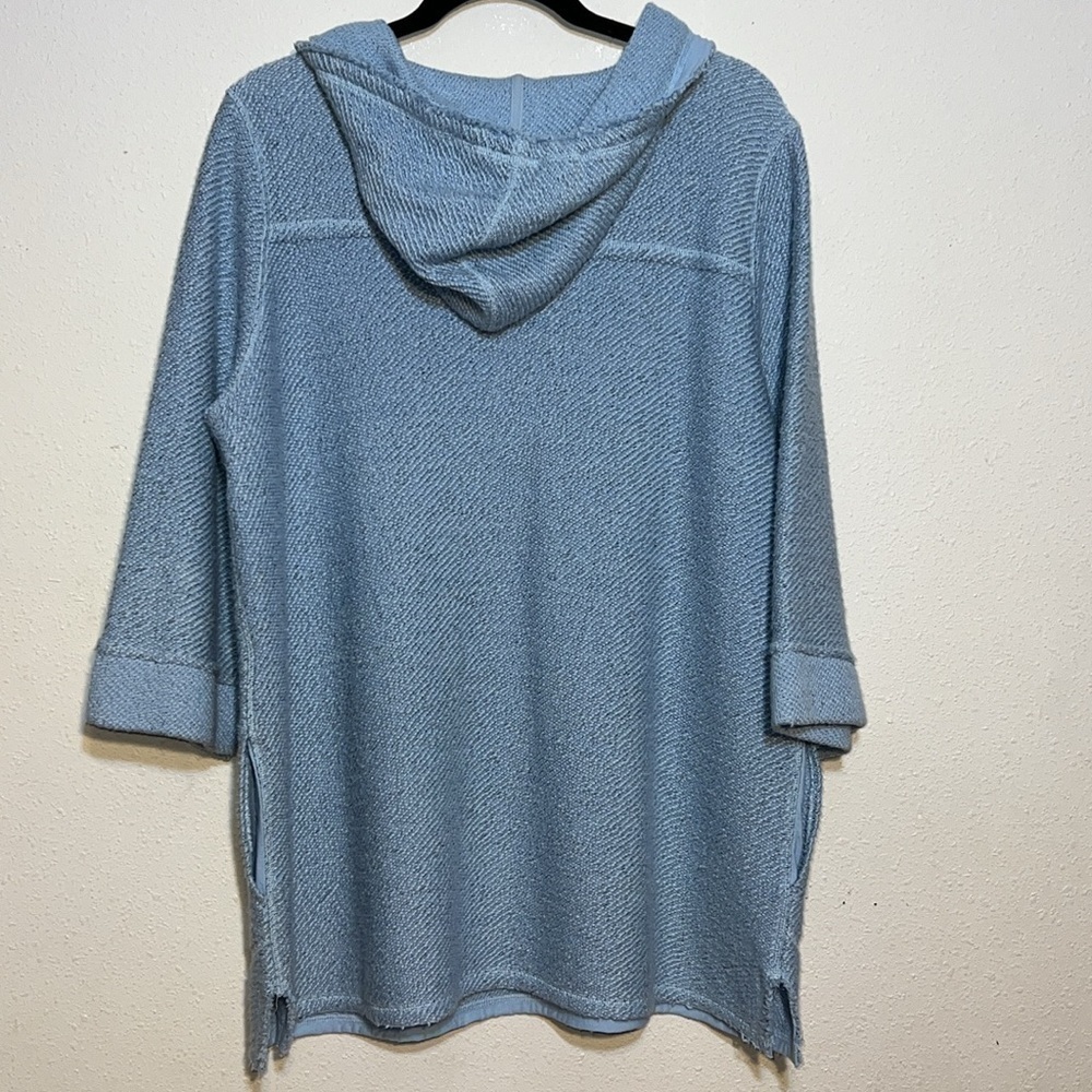 Soft Surroundings Cozumel Hooded Pullover
Sweater with Pockets Women's Large - Picture 9 of 17